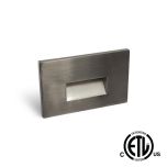 Screwless Recessed LED Step Light - LED Deck & Step Lights