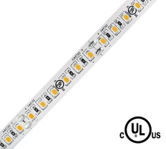 24V DC - 2835 Indoor LED Tape Light 160 LEDs/M - 3000K Warm White - 30.5M (100') Wholesale roll - Flexible LED Strip Lights