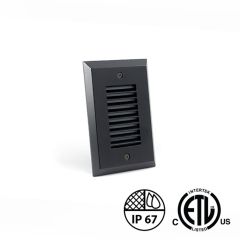 RT05 Black Vertical Louver Trim