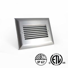 Large Louver LED Step Light - LED Deck & Step Lights
