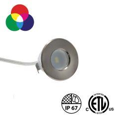 RD12 RGB 39mm Round Brushed Nickel Trim