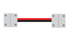 COB Strip Solderless Connectors on both  Ends - Flexible LED Strip Lights